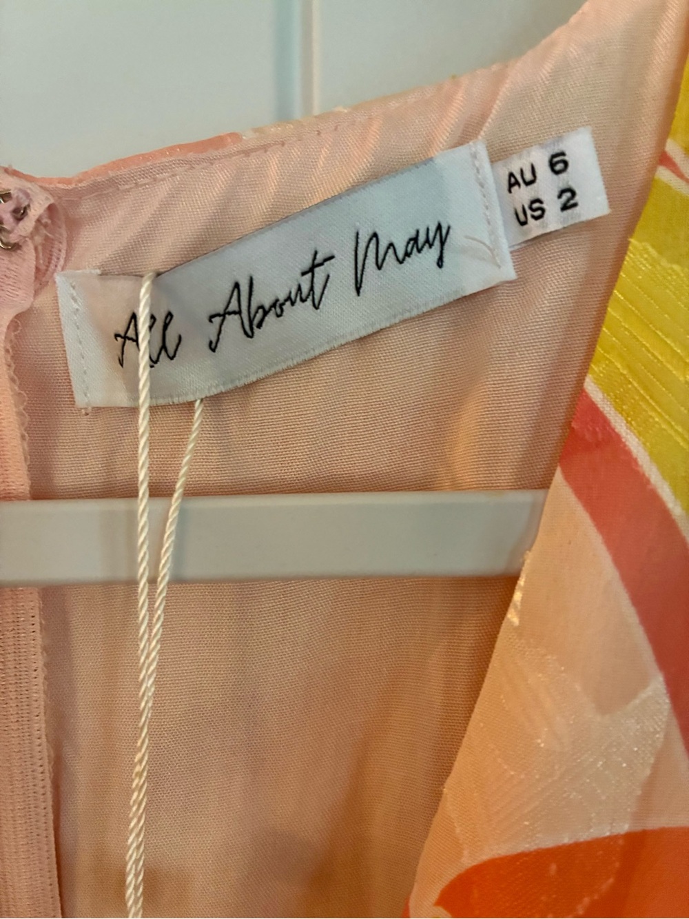 All About May Larosse Maxi Dress in Autumn Willow - Size 2, NWT - Picture 4 of 4